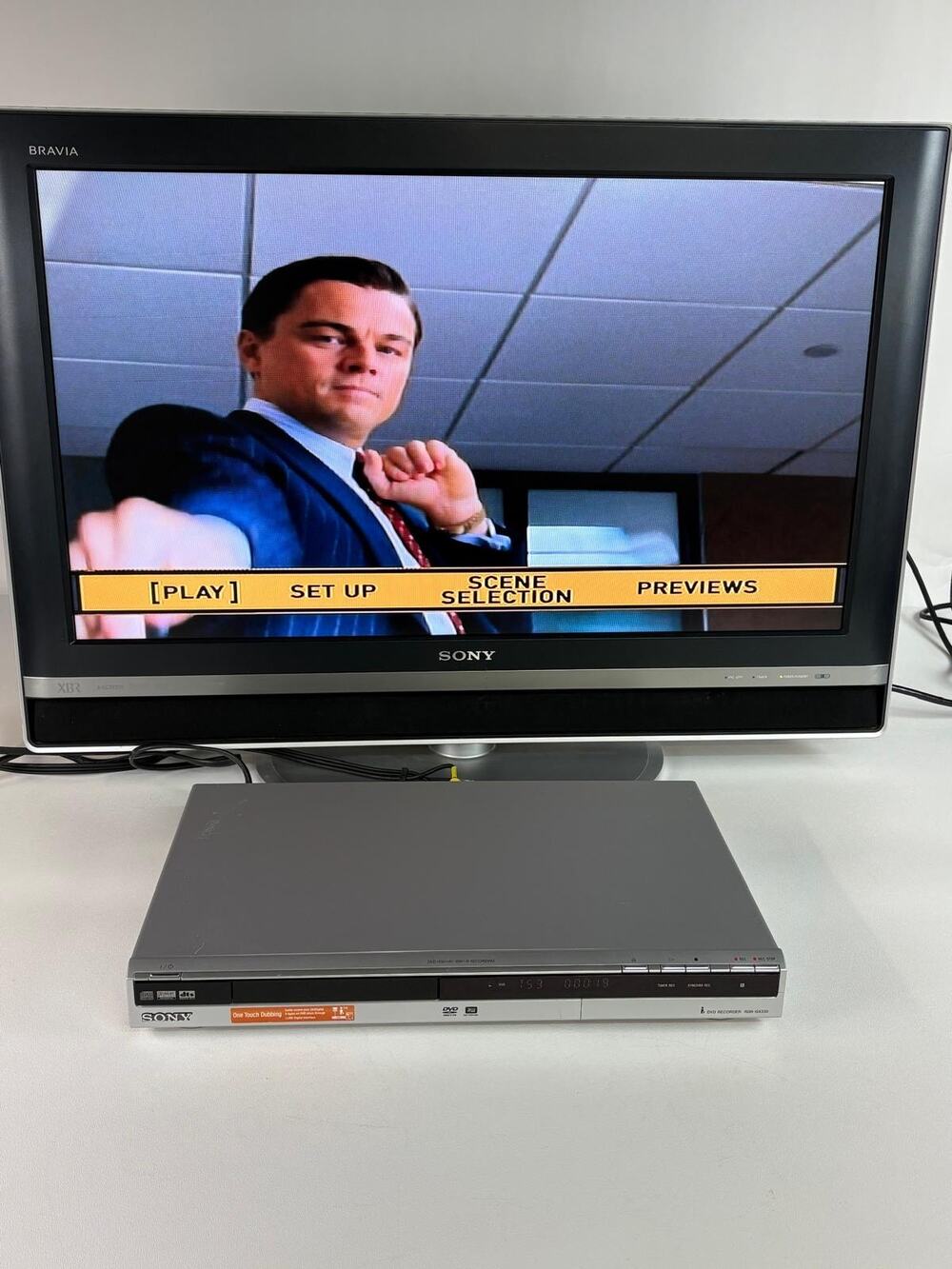 Sony RDR-GX330 Dvd Player & Recorder Dvd+Rw +R -Rw Recording - No Remote